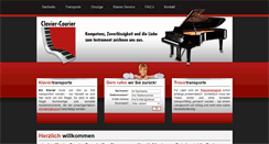 Desktop Screenshot of clavier-courier.de